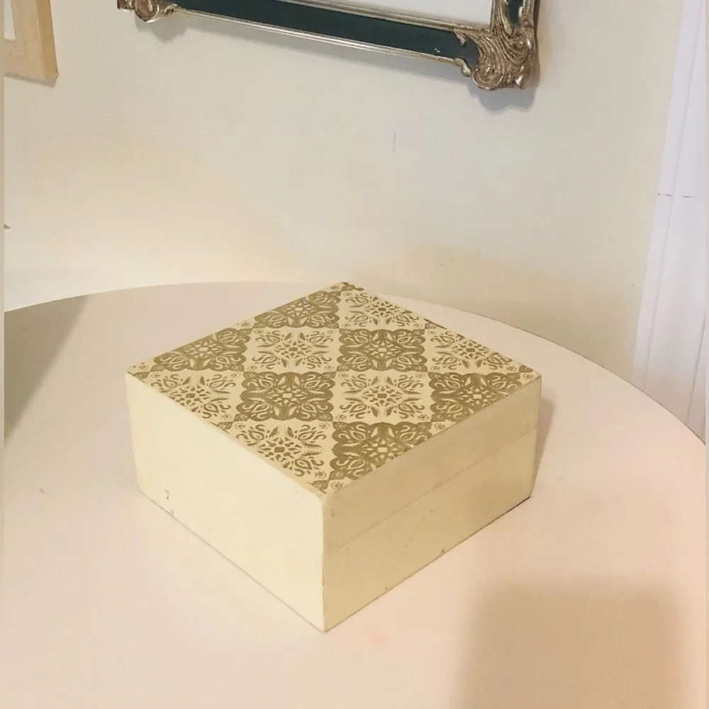 Wooden storage box